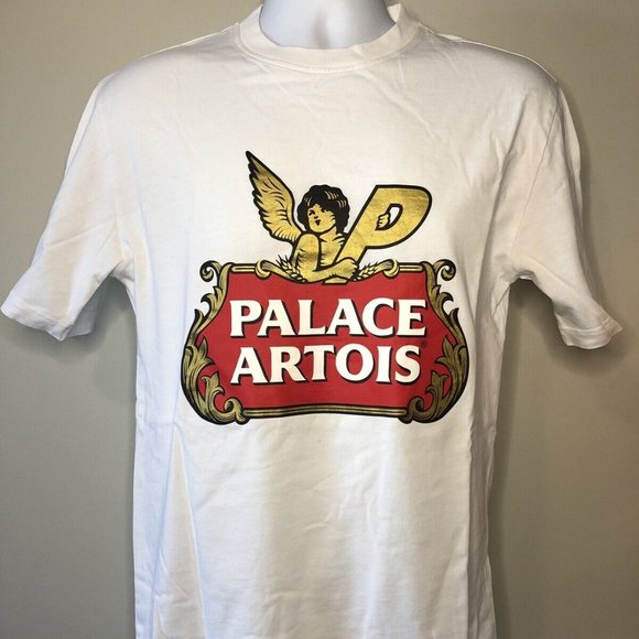 Palace Stella Artois Cartouche T-shirt White - Picture 1 of 5